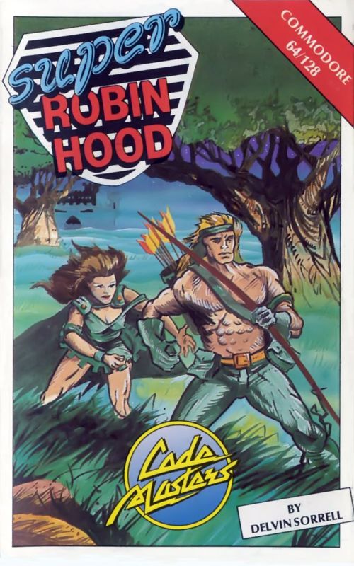 Super Robin Hood box art for Commodore 64